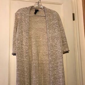 E FISHER Linen Knit Duster